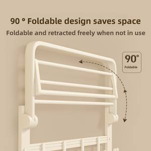 Juego de colgante de baño de estilo crema moderno, toallero de aluminio espacial, diseño sin perforaciones para aplicaciones al aire libre - Product Image 3