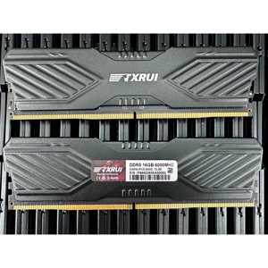TXRUI OEM Customize DDR5 16gb <b>RAM</b> 5600 6000mhz 32gb Desktop Gaming Memoria DIMM UDIMM <b>RAM</b> Module CL42 CL46 Black Heatsink - Product Image 2