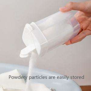 透明厨房食品塑料储物瓶带汽水粉密封盖调味罐香料罐 - Product Image 2