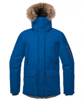 Parka de luxe en duvet de canard et de renard pour homme, manteau d'hiver de haute qualité, à capuche longue,