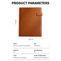 Portafolio de Cuero con Logotipo Personalizado, Bolsa para Documentos, Carpeta Organizadora de Archivos, Porta Certificados, Caja para Archivos, para Oficina y Negocios