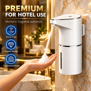 Distributeur automatique de savon mousse avec capteur infrarouge, recharge USB, distributeur de savon liquide mains libres pour la maison, le bureau, l'hôtel - Product Image 1