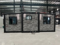 Conteneur de 20 pieds extensible et respirant pour bureau à domicile, espace de travail calme, installation rapide pour télétravail, site professionnel, conception graphique