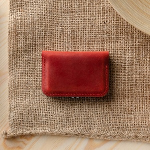 New Fashion <b>RFID</b> <b>Blocking</b> Minimalist Slim <b>Wallet</b> Crazy Horse Genuine Leather Men <b>Wallet</b> - Product Image 2