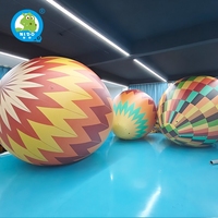 Modèle de ballon à air chaud géant gonflable personnalisé, ballon gonflable coloré en PVC pour centre commercial, mariage, festival
