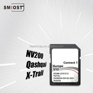 Pour SMIOST plastique GPS hors ligne Navi <span class=keywords><strong>carte</strong></span> pour <span class=keywords><strong>Nissan</strong></span> Cube Connect 3 feuilles <span class=keywords><strong>Qashqai</strong></span> Juke <span class=keywords><strong>carte</strong></span> Navigation <span class=keywords><strong>SD</strong></span> CID changement voiture C1V12 - Product Image 1