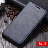 Casing Kulit Lipat Magnetik Mewah Pelindung Penuh dengan Dompet untuk iPhone 14 15 Pro Huawei Samsung Vivo