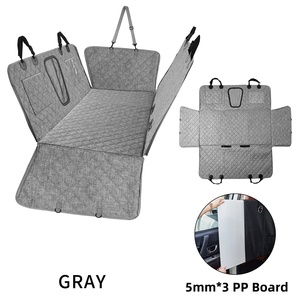 Funda de Asiento de Coche Personalizada para Mascotas, Impermeable, de Algodón Oxford, con Base Rígida y Ventana de Malla, Antideslizante, para Gatos - Product Image 2