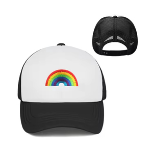 Custom Logo Mesh Trucker Hat <b>Blank</b> Foam Baseball <b>Cap</b> Sponge Mesh Truck Driver Hat High Quality - Product Image 6