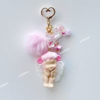 Porte-clés de luxe Sonny Angel en forme de fleur de cerisier, breloque de téléphone, accessoires de sac DIY, produit en gros