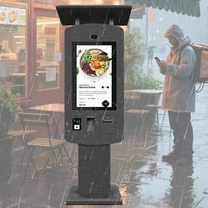 Kiosque en libre-service Sinmar résistant aux intempéries et imperméable, kiosque d'enregistrement automatique, kiosque <span class=keywords><strong>de</strong></span> commande et <span class=keywords><strong>de</strong></span> <span class=keywords><strong>paiement</strong></span> en libre-service pour hôtel, restaurant, extérieur - Product Image 1