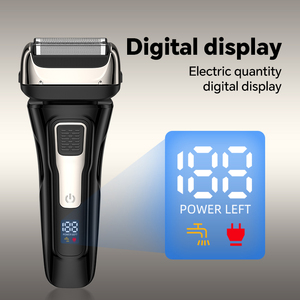 เครื่องโกนหนวดกันน้ำแบบพกพา ชาร์จด้วย Type-C พร้อมหน้าจอแสดงผลดิจิตอล - Product Image 2
