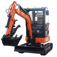 Mini-excavatrice compacte sur chenilles pour travaux de terrassement, micro-excavatrice hydraulique pour la réalisation de tranchées, à vendre