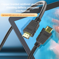 Câble HDMI haute vitesse 4K 2.0b 18 Gbps 4K 1080P HDR HDCP 2.2 ARC PVC Mould Câble vidéo PVC pour TV PS4 Ordinateur portable Projecteur Moniteur