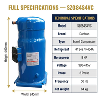 Compresseur scroll Original Performer SM147A4ALB en cuivre R22 R407C 380V 50Hz pour grand refroidisseur commercial HVAC