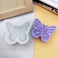 Moule à gâteau en silicone résistant à la chaleur en forme de papillon 3D pour mousse, desserts au chocolat, fabrication de savon d'aromathérapie - Démoulage facile