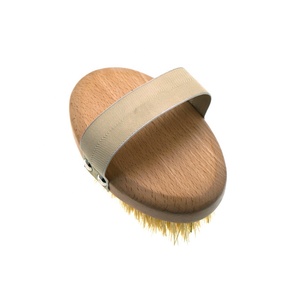 Spazzola da bagno in legno di faggio di alta qualità con setole di Agave <span class=keywords><strong>pelle</strong></span> <span class=keywords><strong>secca</strong></span> spazzola per il <span class=keywords><strong>corpo</strong></span> spugne e scrubber all'ingrosso - Product Image 3