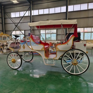 Carruaje Clásico de Princesa Real con Forma de Calabaza/Carruaje de Boda Cenicienta/Coche Eléctrico Turístico en Venta - Product Image 3