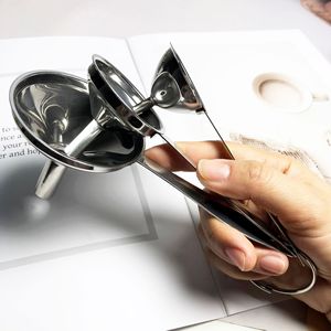 Stainless Steel Funnel 3 Piece Set Mini Kitchen Oil Pourer Multi Functional Wine Funnel Household Cooking Tool - Product Image 2