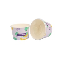 Gobelet à crème glacée épaissi, bol en papier jetable, emballage en papier pour crème glacée
