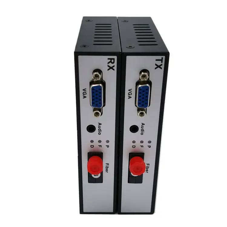 audio video fiber optic video converter vga multiplexer 1CH Audio + Data + Fiber Port. Single Fiber