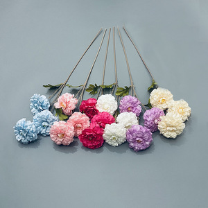 Flores Artificiales de Peonía de 65 cm, Flor de Seda de Tallo Único, Decoración para Bodas y Hogar - Product Image 3