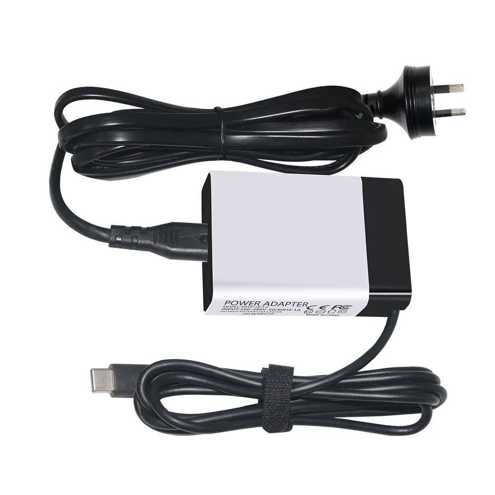 9V Adapter 5V 3a Au Stecker 12V Strom versorgung USB-C 65W Pd Saa Zugelassene Wand Qc 3.0 C USB Ladegerät 60W