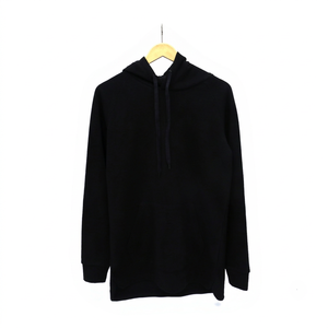 Sudadera con Capucha Personalizada para Hombre, de Invierno, Ecológica, de Forro Polar, Estilo Raglán, Color Negro Sólido, Sudadera Informal, OEM NIZA GEAR Pakistán - Product Image 1
