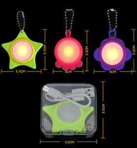 Multi funzionale colorato LED ricaricabili Gel di silice notte all'aperto cane Pet ciondolo ciclismo Sport zaino a sospensione - Product Image 6