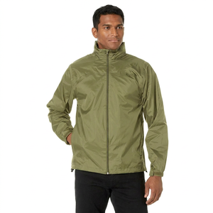 Linen Lining Waterproof Plus Zip Hooded Canvas Windbreaker <b>Jacket</b> Men Fashion Wholesale Water Repellent Outerwear Autumn <b>Jackets</b> - Product Image 1