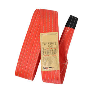 공장 도매 가격 1t-15t 끝없는 플랫 리프팅 벨트 웨빙 슬링 리프팅 벨트 플랫 짠 웨빙 슬링 지원 맞춤형 - Product Image 1