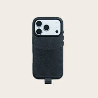 Étui de luxe en cuir Nappa avec cordon amovible pour porté en bandoulière pour iPhone – Idéal pour les marchés premium des États-Unis, du Royaume-Uni et d'Australie