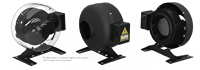 Ventilateur centrifuge à conduit rond pour systèmes HVAC Ventilateur 100/150/200/250/315mm pour pièces HVAC