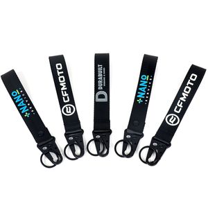 卸売 高品質 ナイロンカラビナキーホルダー 3Dデジタル印刷 リストストラップ カスタムショートランヤードキーチェーン ポータブル 歓迎 - Product Image 4