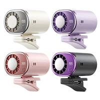Ventilateur 2-en-1 à clipser pour poussette, mini ventilateur portable d'extérieur, 199 vitesses, ventilateur électrique à clipser à la taille, rotation à 360° °   Ventilateur de refroidissement rechargeable par USB
