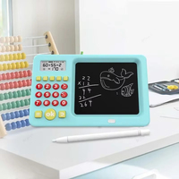 Tablette d'écriture LCD pour enfants, tableau de dessin anglais, machine d'apprentissage des mathématiques, calculatrice, machine d'arithmétique mentale, jouet éducatif