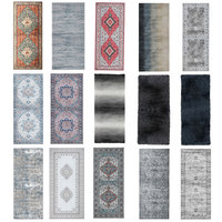 Floral Runner Rug Non Skid Washable Hallway Entry Carpet Designer Persian logo Rug Center Carpets Print Area Rug