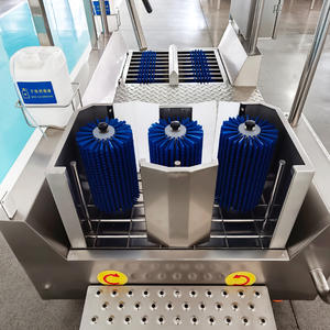 Station d'hygiène pour le lavage <span class=keywords><strong>de</strong></span> <span class=keywords><strong>11</strong></span> bottes destinée aux usines <span class=keywords><strong>de</strong></span> transformation alimentaire et <span class=keywords><strong>de</strong></span> boissons - Product Image 2