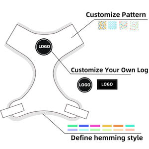 Arnés y Correa Tácticos para Perro de Diseño Personalizado, Resistentes, Ecológicos, de Nailon, Neopreno y Poliéster Acolchado, Ajustables - Product Image 3