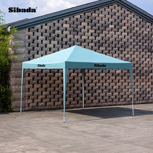 Tonnelle Pop-up Imperméable 3x3 en Tissu Oxford 210D et PVC, Simple Couche, Toutes Saisons, pour Jardin, Fêtes et Extérieur - Product Image 2