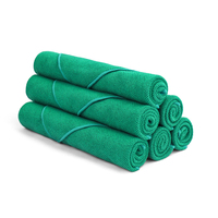 Chiffonnette de nettoyage en microfibre absorbante sans peluches, réutilisable, lavable, chiffon de polissage durable, serviette de nettoyage multi-usages