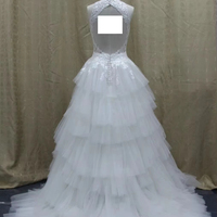 Paillettes blanches de tissu de dentelle de broderie de vente chaude pour des décorations de mariage et de partie
