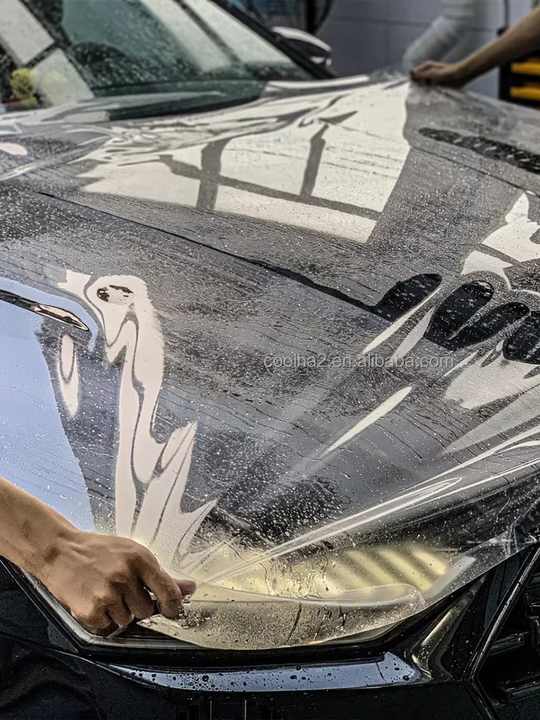 HOHOFILM Pellicola Protettiva PPF Per Auto – 50cm X 3m – Trasparente Anti-Graffio Autorigenerante – Vinile Polimerico - 4