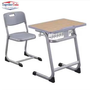 Ensemble chaise et bureau ergonomiques de haute qualité pour l'école, chaise moderne pour enfants avec structure métallique, fabriquée par un fabricant réputé pour les étudiants - Product Image 4