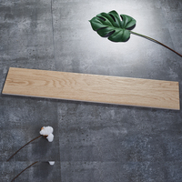 Carreaux aspect bois 150x800mm, carreaux de sol en céramique porcelaine émaillée mate, design de revêtement de sol antidérapant, briques économiques finition bois