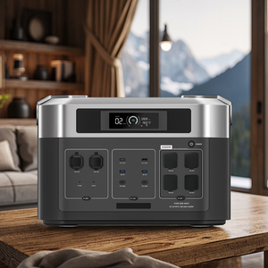 Station d'alimentation mobile extérieure personnalisée grande capacité 2200W 2048Wh avec contrôleur MPPT, port RV et onde sinusoïdale pure - Product Image 5