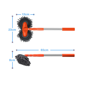 Brosse de <span class=keywords><strong>lavage</strong></span> de <span class=keywords><strong>voiture</strong></span> à Rotation de 360 degrés, double brosse télescopique à Long manche, nettoyage de <span class=keywords><strong>voiture</strong></span>, <span class=keywords><strong>balai</strong></span> Chenille - Product Image 5