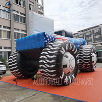 Gorille gonflable géant patriotique américain de 7,6 mètres de haut, fou de joie