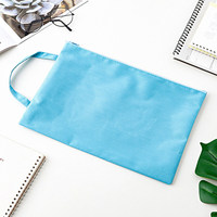 Bolsa de Archivo de Lona A4 con Cierre Colorido y Gran Capacidad, Carpeta con Logotipo Personalizado para Empresas y Estudiantes