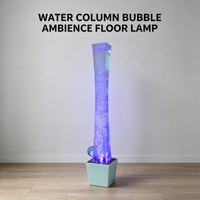 Lampe de sol moderne à colonne d'eau à bulles, télécommande RGB, éclairage ambiant pour spa, salon, salle d'exposition